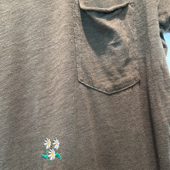 TLA V Neck Embroidered Tee - Picture 3 of 6